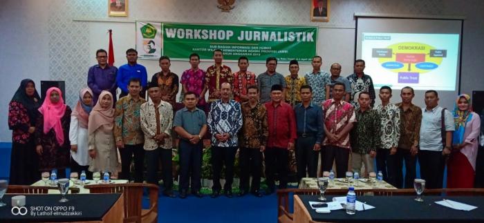 Tingkatkan Keterampilan dan pengetahuan Melalui Workshop Jurnalistik di Lingkup Kanwil Kemenag Provinsi Jambi