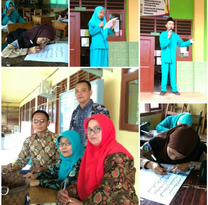 SISWA/I MTsN 1 TANJUNG JABUNG BARAT UNJUK BAKAT DALAM ACARA CLASS MEETING