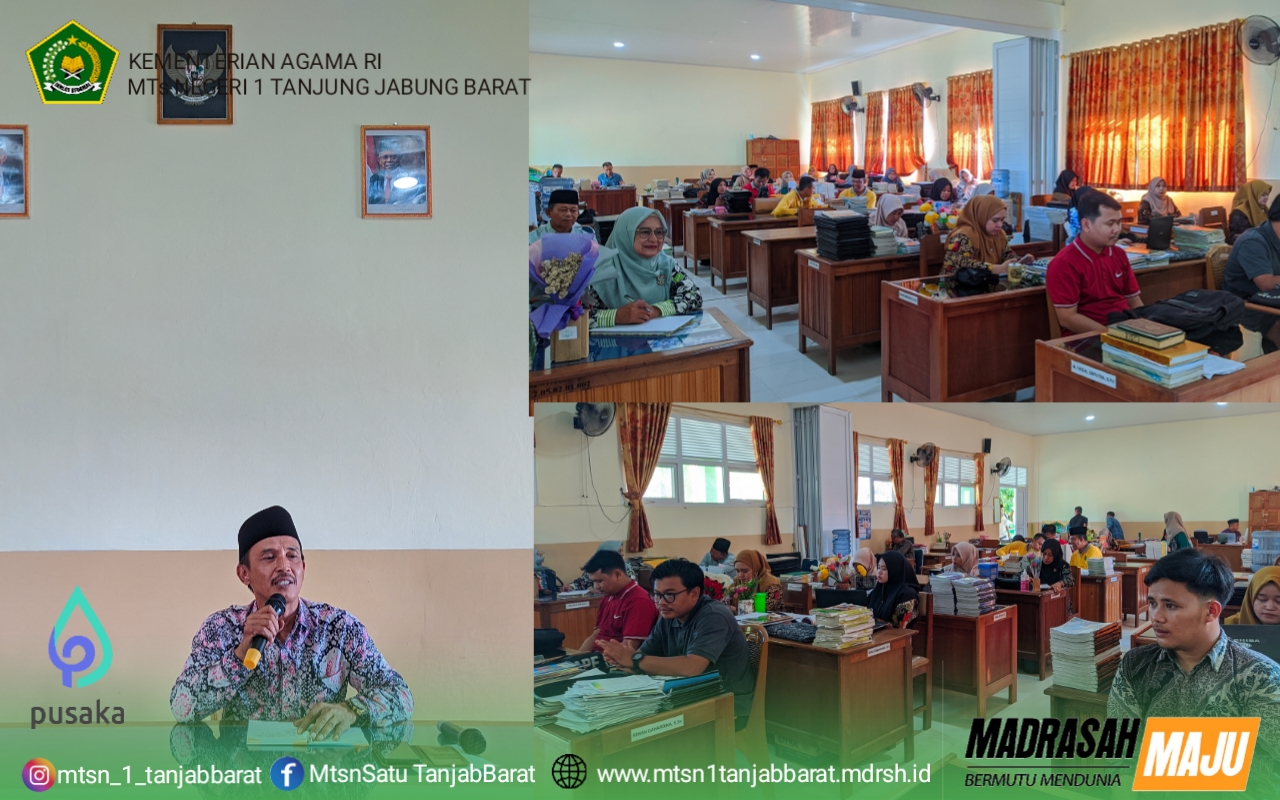 MTsN 1 Tanjab Barat laksanakan rapat kelulusan siswa kelas IX 