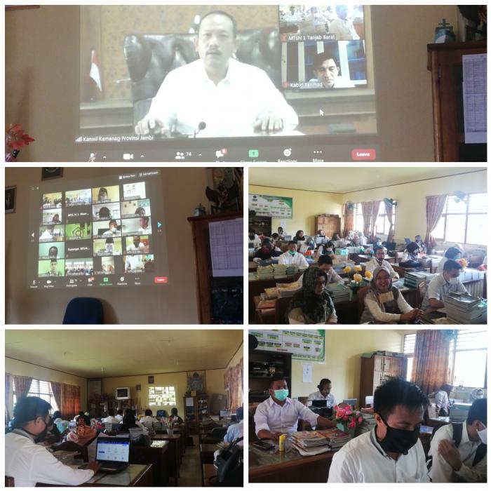 Rapat Koordinasi Bidang Pendidikan Madrasah Se Provinsi Jambi Bersama KaKanwil Kemenag Provinsi Jambi