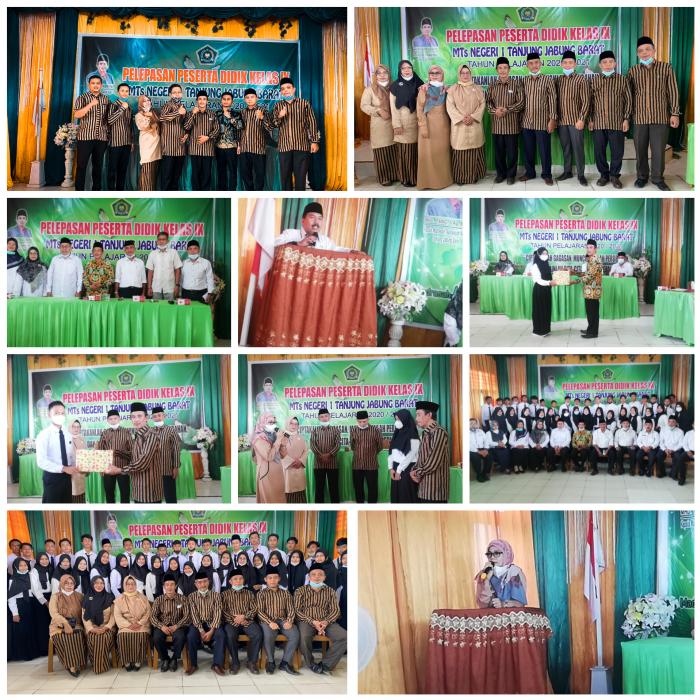 Pelepasan Siswa/i Kelas 9 di MTs Negeri 1 TANJUNG JABUNG BARAT TA 2020/2021