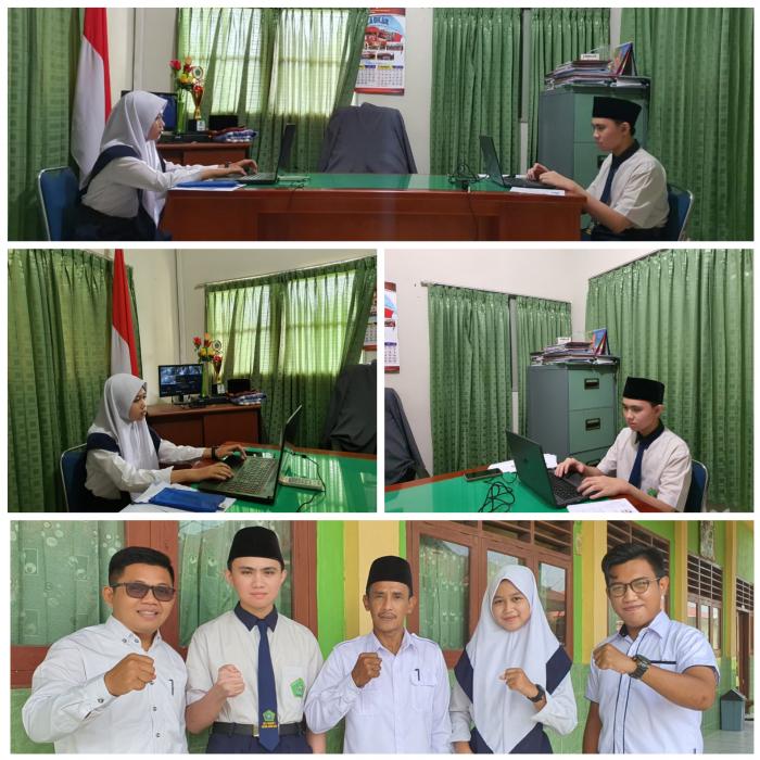 KSM ONLINE TINGKAT PROVINSI TAHUN 2021 di MTs N 1 TANJUNG JABUNG BARAT