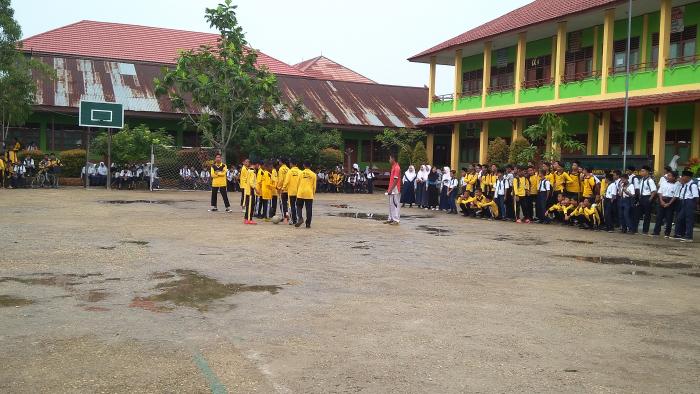 Ujian Semester Ganjil Lancar, MTsN 1 Tanjab Barat Laksanakan Class Meeting
