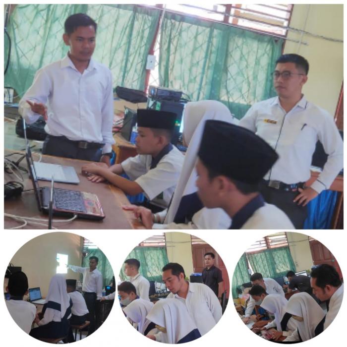 Simulasi ANBK Tahun 2022 di MTsN 1 Tanjung Jabung Barat