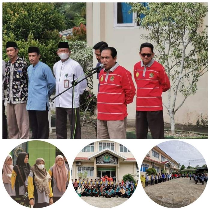 Pelepasan Peseta KSM tingkat Provinsi di Kantor Kemenag Tanjab Barat