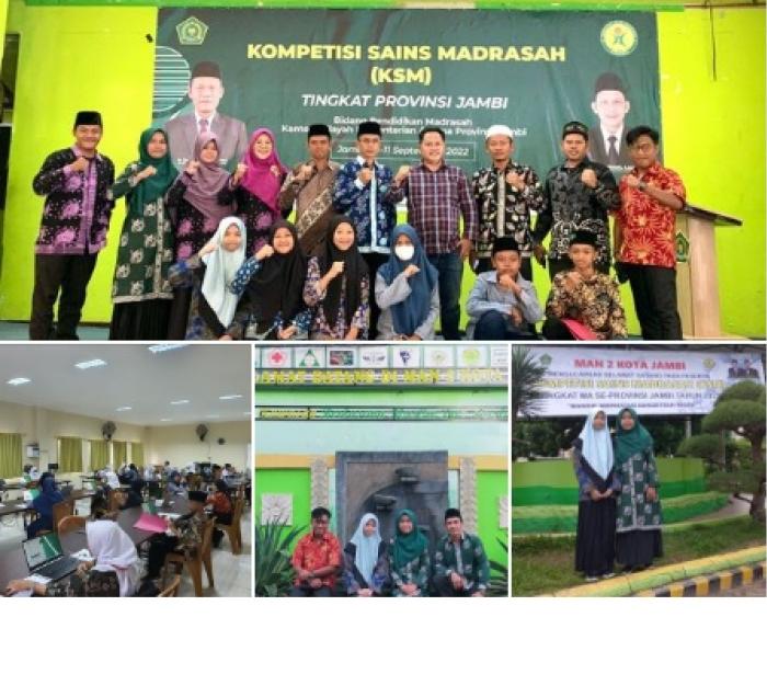 KSM (Kompetensi Sains Madrasah) tingkat Provinsi berlangsung di MAN 2 Kota Jambi