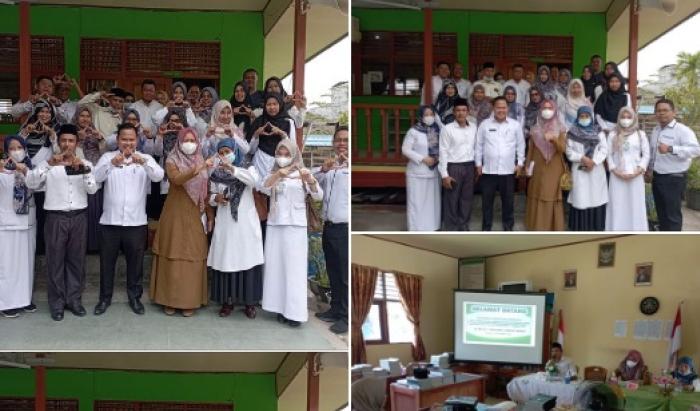 Lomba Penilaian Kebersihan Madrasah menilai MTsN 1 Tanjung Jabung Barat