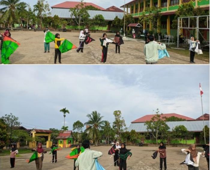 Ekstrakulikuler Drumband di MTsN 1 Tanjab Barat