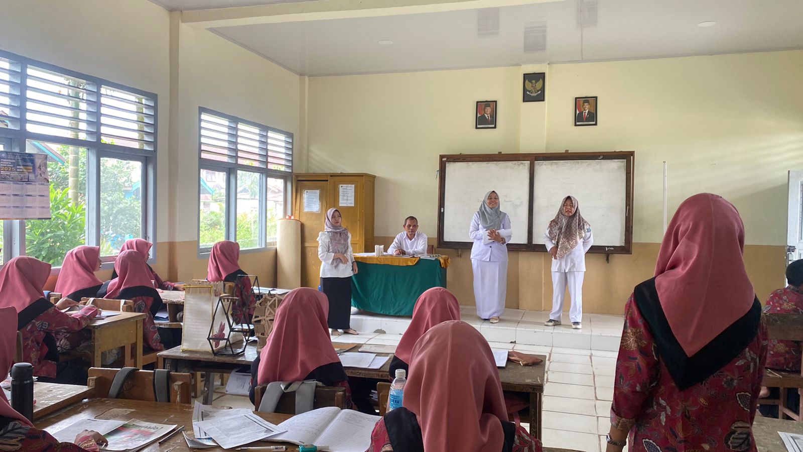 Puskesmas 1 Kuala Tungkal Adakan Screening Kesehatan Mental Kepada Siswa/i MTsN 1 Tanjab Barat