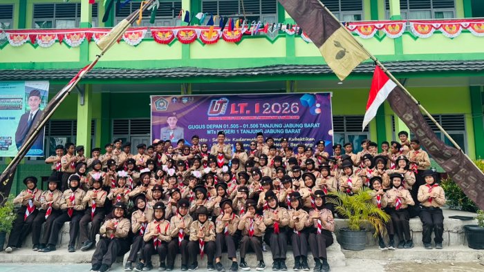 Usung Moto Satyaku Kudarmakan, Darmaku Kubaktikan, Gudep 01.505 - 01.506 MTsN 1 Tanjab Barat Sukses Laksanakan LT-1 Usung Moto Satyaku Kudarmakan, Darmaku Kubaktikan, Gudep 01.505 - 01.506 MTsN 1 Tanjab Barat Sukses Laksanakan LT-1