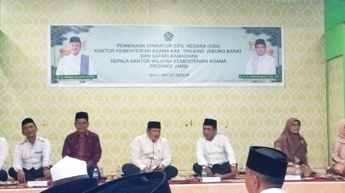 Sinergi dan Integritas: Kakanwil Kemenag Jambi Berikan Pembinaan ASN di Tanjung Jabung Barat
