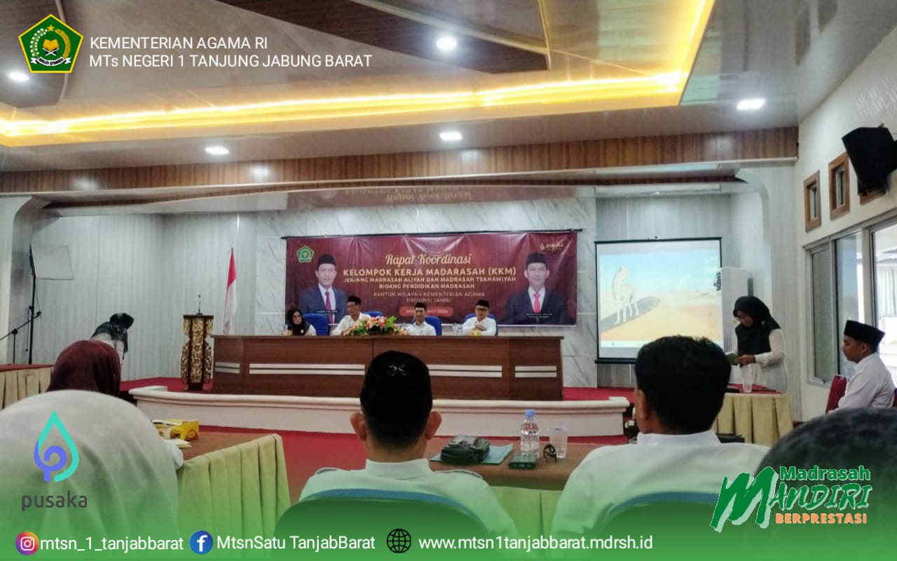 Kepala MTsN 1 Tanjab Barat Hadiri Rakor Di Kanwil Kementerian Agama Jambi